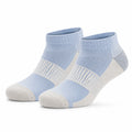 Calzini sportivi alla caviglia 39-42 in maglia azzurro chiaro e bianco