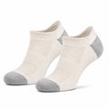 Calzini alla caviglia 39-42 in tessuto a maglia bianco/grigio traspiranti per uso quotidiano