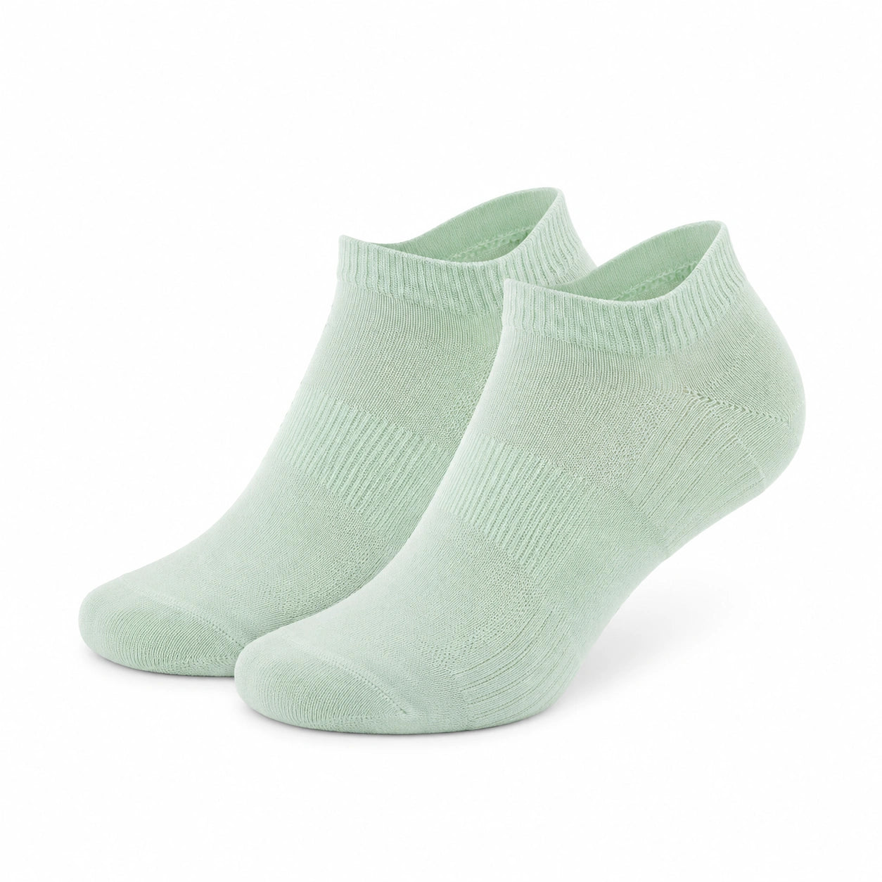 Calzini alla caviglia 43-46 in tessuto a maglia verde menta - traspiranti elasticizzati