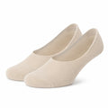 Calze fantasmino 35-38 in maglia beige - taglio basso elastiche