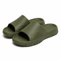 Ciabatte 42/43 in EVA verde oliva - suola antiscivolo per piscina e tempo libero