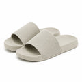 Ciabatte 42/43 beige con fascia in tessuto - suola leggera per uso quotidiano