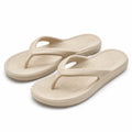 Infradito 40/41 in materiale sintetico beige - leggere con suola testurizzata